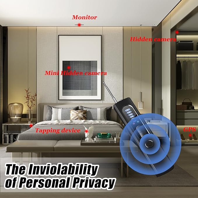 Hidden Camera Detector, Anti-Spy Detector  for Hotels Office, Travel
